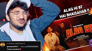 Munawar - ALAG BT Reaction Video | ft. HITZONE | Prod. by Sez on the Beat - JUNIOR REACTS