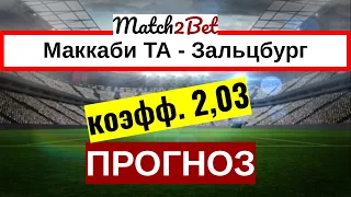 Маккаби ТА - РБ Зальцбург. Лига Чемпионов. Квалификация. Прогноз На Футбол. Сегодня.