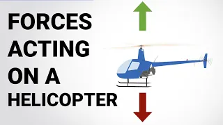 Forces acting on a helicopter
