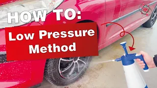 How to: Contactless ProNano Washing using the low pressure method