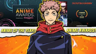 Jujutsu Kaisen Wins ANIME OF THE YEAR! (Crunchyroll Anime Awards)