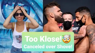 Jeremy Stephens VS Drakkar Klose Canceled over Shove during Face Off!🤯