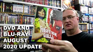 BLU-RAY + DVD Collection Update AUGUST 2020 (Horror, Action, Sci-Fi, Martial Arts)