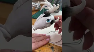 Рождение дракона 🥰 Так интересно наблюдать )  #artist #творчество #игрушки