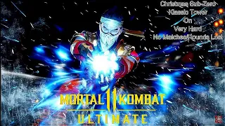 Mortal Kombat 11 Ultimate - Christmas Sub-Zero Klassic Tower On Very Hard No Matches/Rounds Lost