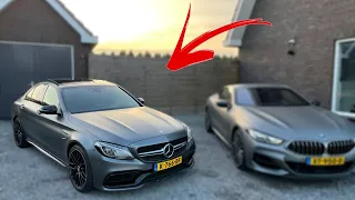 MIJN NIEUWE AUTO OPHALEN! - Mercedes C63 S AMG | Emre Drives