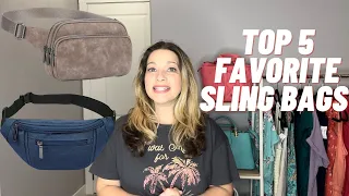 FAVORITE SLING BAGS / BELT BAGS/ FANNY PACKS | TOP 5 FAVORITE SLING BAGS | FAVORITE BAGS