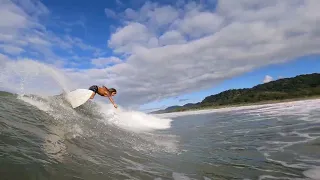 Surfing Playa Dominical, Costa Rica December 6, 2022