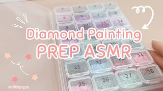 Diamond Painting Preparation - ASMR | Relaxing Sounds | Organization