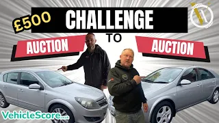 USED CAR AUCTION - CHALLENGE 2024  BUYING and selling CARS with just £500