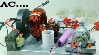 How to make free energy generator 260v using magnet & copper wire