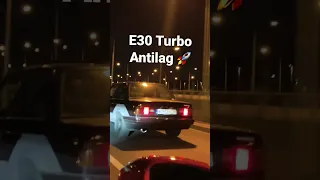 BMW E30 turbo rolling antilag