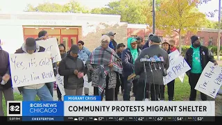 Community protests location of new Chicago migrant shelter