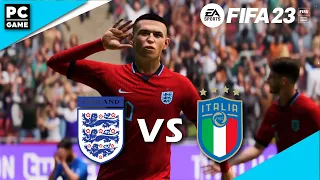 FIFA 23 - England  vs  Italy  | PC Gameplay | 1080p HD