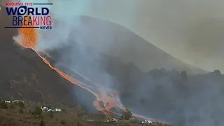 Volcán en la Palma así amanece Cumbre Vieja hoy.
