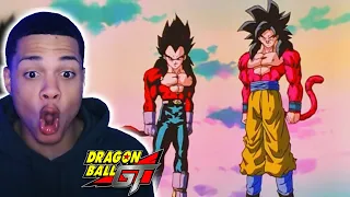 SSJ4 GOKU & VEGETA!! | Dragon Ball GT Episode 59 REACTION!