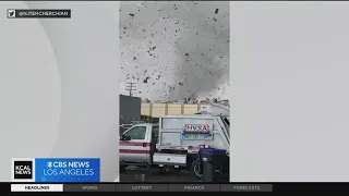 Cleanup continues after tornado hits Montebello
