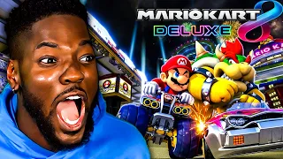 THE MOST OUT OF CONTROL RACES EVER! (Mario Kart 8)