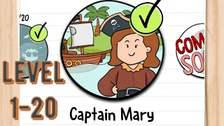 Brain Test 2 Captain Mary Level 1-20 Tricky Stories