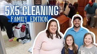 5x5 Family Edition | Cleaning 5 Rooms in only 5 Minutes Each