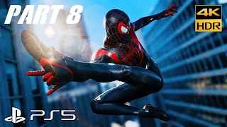 Spider-Man: Miles Morales PS5 4K HDR UHD- Walkthrough Gameplay Part #8