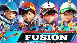 ALL BOBOIBOY FUSION: FROSTFIRE, GLACIER, SUPRA, SORI, GENTAR, TARI ?? || MENUJU MASA DEPAN (MIRAI E)