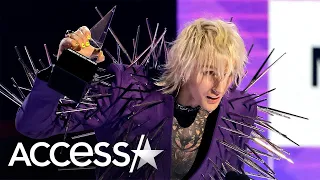 Machine Gun Kelly Jokes About Spike Suit In AMAs Speech