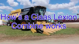 How a combine works: Claas Lexion