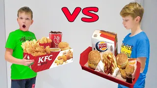 KFC vs BURGER KING. ТАКОГО РЕЗУЛЬТАТА НЕ ОЖИДАЛИ. БРОС ШОУ