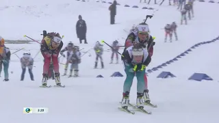 Biathlon Annecy Le Grand Bornand Womens Mass Start | 2019–20 Biathlon World Cup 22.12.2019