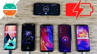 OPPO Find X Lamborghini Super VOOC vs OnePlus 6 vs P20 Pro vs Xiaomi Mi 8 vs Galaxy S8 CHARGING TEST