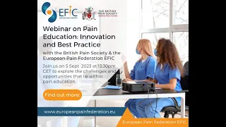 Webinar on Pain Education in 2023: Innovation and Best Practice