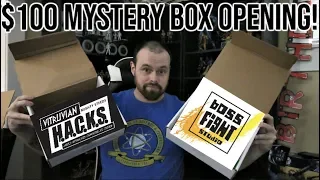 $100 MYSTERY BOX OPENING FROM BOSS FIGHT STUDIOS! (VITRUVIAN H.A.C.K.S)