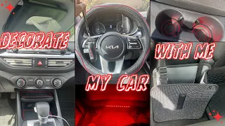 Decorate My Car With Me (Simplistic)|| Amazon + Shein Car Finds❤️||Kia Forte Lxs