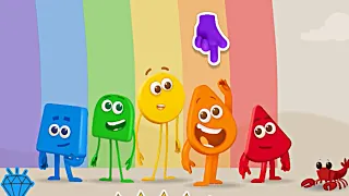 Colourblocks: Colour the Rainbow #18 - Meet the Colorblocks - Learn Colourblocks Names