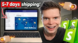 How I Get FAST Shipping For Shopify Dropshipping (5-7 Days)