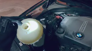 Low coolant level warning while the coolant is at max | BMW F10 N20