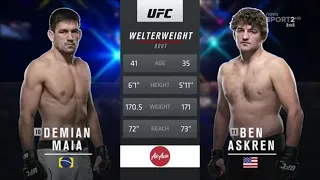 Ben Askren vs Demian Maia Full fight