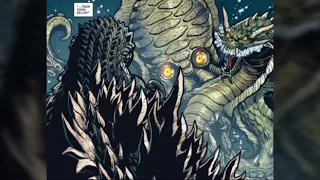 GODZILLA COMIC - GODZILLA , JET JAGUAR & KIRYU VS DESTOROYAH , TITANOSAURUS , MANDA & GEZORA