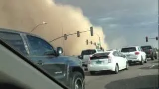 Driving Through Arizona Dust Storm (Haboob)- July 21, 2012