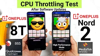 Oneplus Nord 2 vs Oneplus 8T CPU Throttling Test Comparison Which is Best 🔥🔥🔥