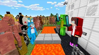 1000 FNAF vs. Security House Battle - Minecraft