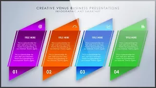 How To Create a 4 #Steps #SmartArt Infographic Presentation Slide in Microsoft Office PowerPoint PPT