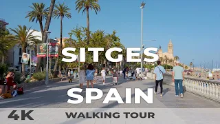 4K Sitges Spain - Walking Tour 2022 | Costa Garraf 2022