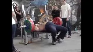 Андрей Гальцов жим лежа 150 кг на 29 раз / Andrey Galtsov Benchpressing 150kg x 29