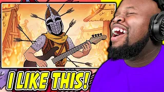 MUST HAVE BEEN THE WIND: Skyrim Guard Song ■ The Chalkeaters feat. Black Gryph0n [REACTION]