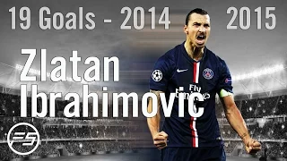 Zlatan Ibrahimovic ● 19 Goals for Paris Saint-Germain ● 2014-2015 ● HD
