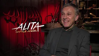 Alita Battle Angel Christoph Waltz Interview