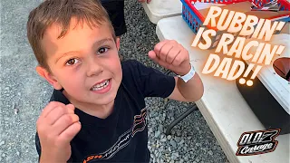 Our little racer gets a little rowdy at the track! - Kart Racing night #6 - Doe Run Raceway