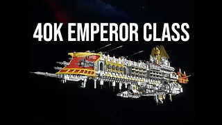 Warhammer 40k Emperor-Class Battleship "Divine Right" - Space Engineer's